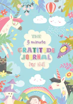 Cover of 'The 3 Minute Gratitude Journal for Kids' by Blank Classic 
