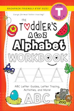 Cover of 'The Toddlers A to Z Alphabet Workbook' by Lauren Dick 