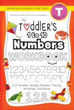 Cover of 'The Toddlers 1 to 10 Numbers Workbook' by Lauren Dick 