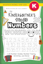 Cover of 'The Kindergartners 1 to 20 Numbers Workbook' by Lauren Dick 