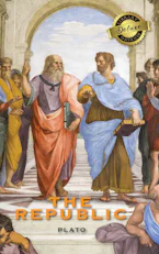 Cover of 'The Republic (Deluxe Library Edition)' by Plato 