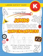Cover of 'The Rising Star Jumbo Workbook for Kindergartners' by Lauren Dick 