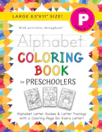 Cover of 'Alphabet Coloring Book for Preschoolers' by Lauren Dick 