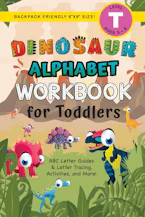 Cover of 'Dinosaur Alphabet Workbook for Toddlers' by Lauren Dick 
