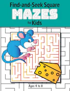 Cover of 'Find-and-Seek Square Mazes for Kids' by Ashley Lee 