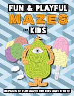 Cover of 'Fun and Playful Mazes for Kids' by Engage Books 