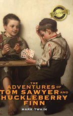 Cover of 'The Adventures of Tom Sawyer and Huckleberry Finn (Deluxe Library Edition)' by Mark Twain 