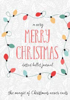 Cover of 'A Very Merry Christmas Dotted Bullet Journal' by Blank Classic 