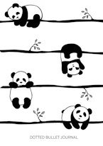Cover of 'Cute Pandas - Dotted Bullet Journal' by Blank Classic 