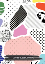 Cover of 'Abstract Multicolor - Dotted Bullet Journal' by Blank Classic 
