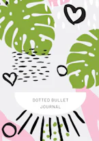 Cover of 'Tropical Eye - Dotted Bullet Journal' by Blank Classic 