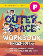 Cover of 'The Outer Space Workbook for Preschoolers' by Lauren Dick 