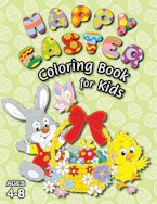 Cover of 'Happy Easter Coloring Book for Kids' by Engage Books 