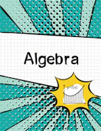Cover of 'Algebra Graph Paper Notebook' by Blank Classic 