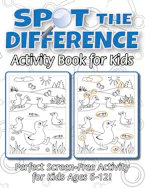 Cover of 'Spot the Difference Activity Book for Kids' by Engage Books (Activities) 