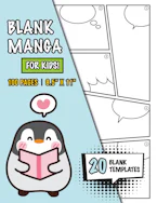 Cover of 'Blank Manga for Kids (Ages 4-8, 8-12)' by Engage Books 