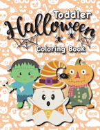 Cover of 'Toddler Halloween Coloring Book' by Engage Books (Activities) 