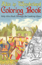 Cover of 'Alice in Wonderland Coloring Book' by Lewis Carroll 